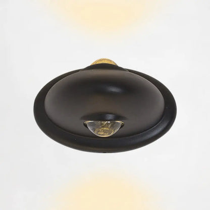 DecorBites™ LED Bedroom Wall Sconce Lamp with Contemporary Triangle Aluminum Shade and Black/White Finish in White/Warm Lighting