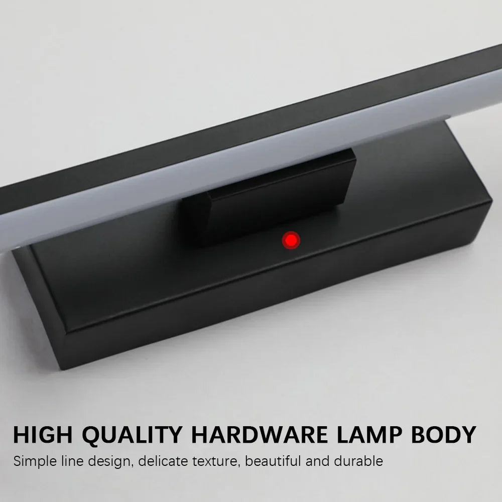 DecorBites™ Led Black Rechargeable 330 Rotated Wall Sconce