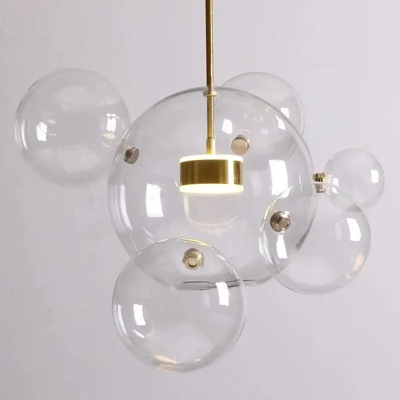 DecorBites™ LED Bubble Ball Chandelier for Home Dining