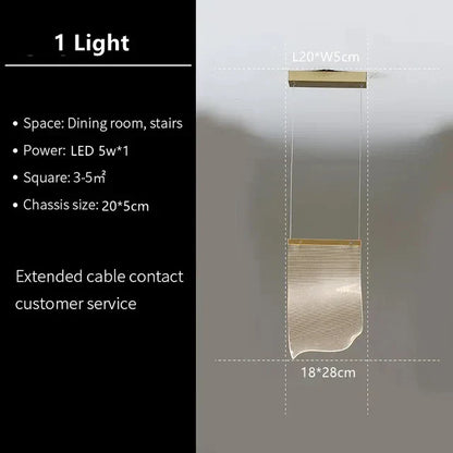DecorBites™ LED Ceiling Chandelier for Modern Home