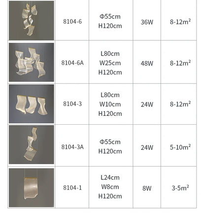 DecorBites™ LED Ceiling Chandelier for Modern Home
