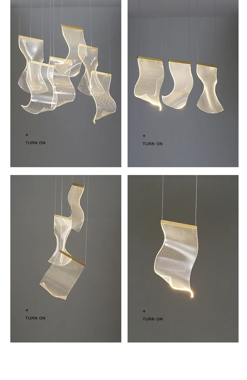 DecorBites™ LED Ceiling Chandelier for Modern Home