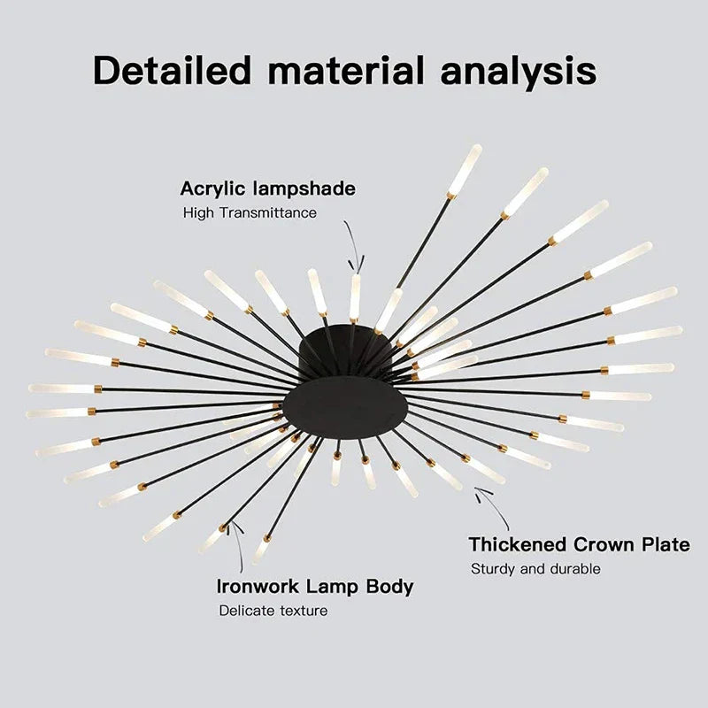 DecorBites™ LED Ceiling Chandelier Light Nordic Design