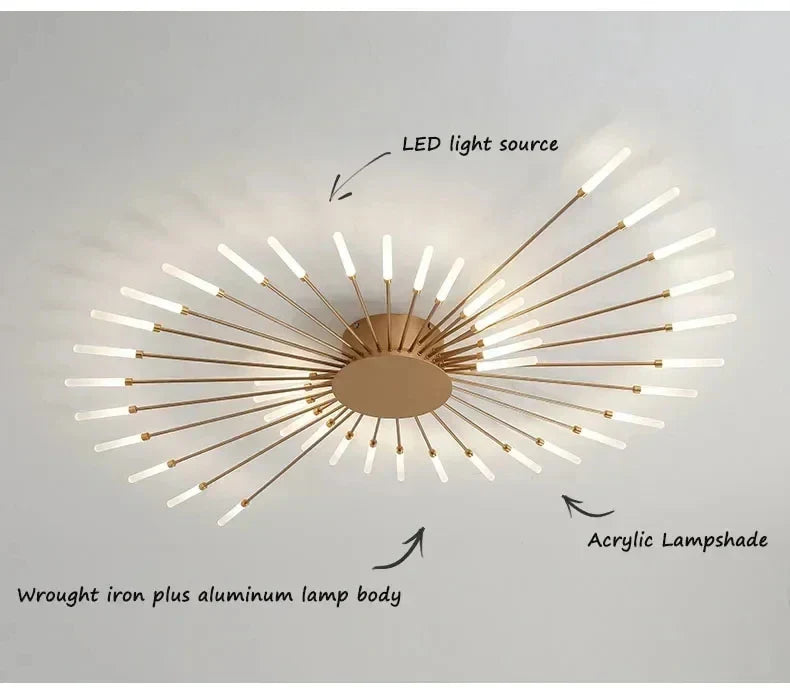 DecorBites™ LED Ceiling Chandelier Light Nordic Design