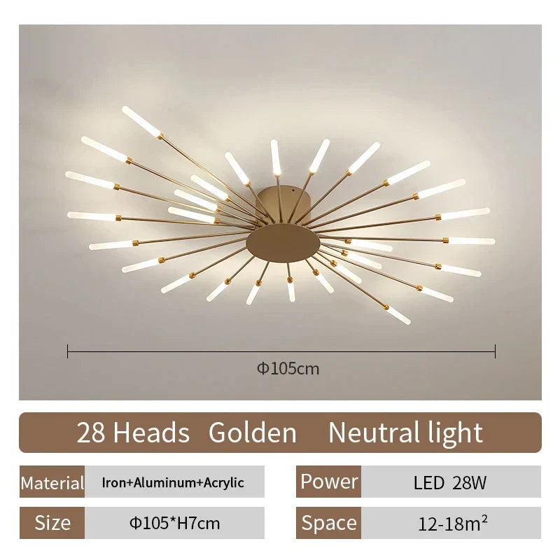DecorBites™ LED Ceiling Chandelier Light Nordic Design