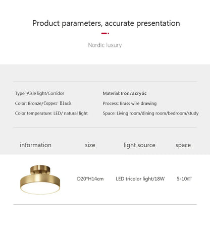 DecorBites™ LED Ceiling Light for Bedroom and Living Room