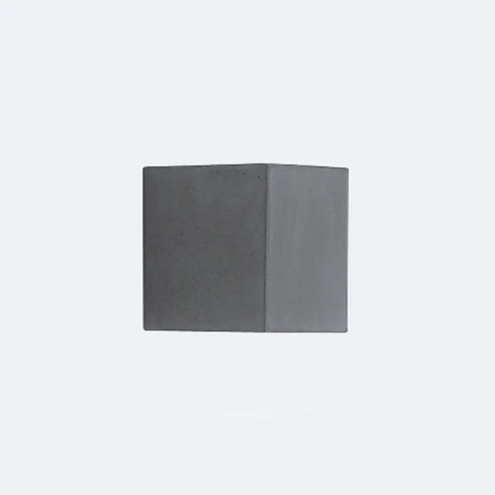 DecorBites™ LED Cement Wall Sconce - Simple Rectangle Shape for Corridors