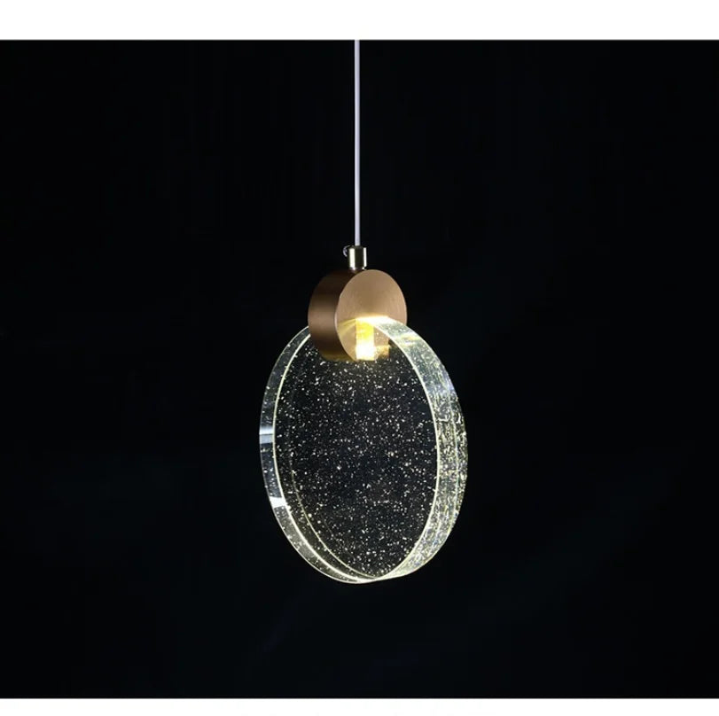 DecorBites™ LED Crystal Pendant Light for Bedroom and Bathroom
