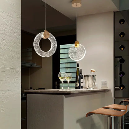 DecorBites™ LED Crystal Pendant Light for Bedroom and Bathroom