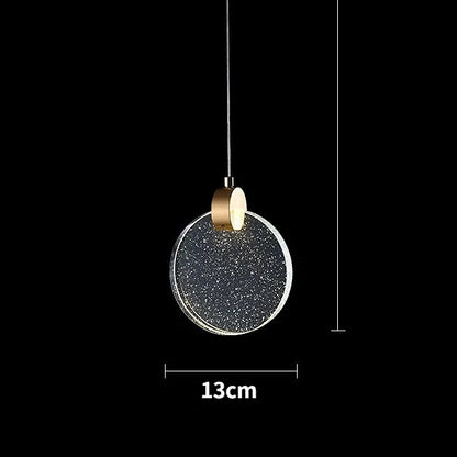 DecorBites™ LED Crystal Pendant Light for Bedroom and Bathroom