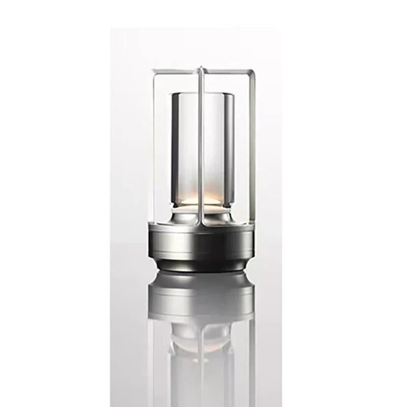 DecorBites™ LED crystal table lamp Plastic Rechargeable touch night lamp Bedroom Bedside table lamp Restaurant decorative lamp