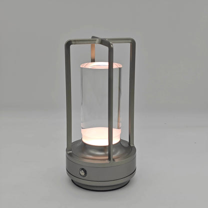 DecorBites™ LED crystal table lamp Plastic Rechargeable touch night lamp Bedroom Bedside table lamp Restaurant decorative lamp