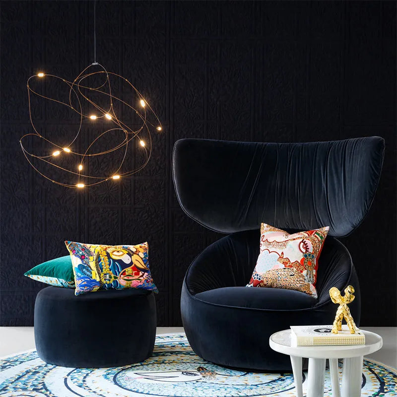 DecorBites™ LED Firefly Chandelier for Hotel and Kitchen