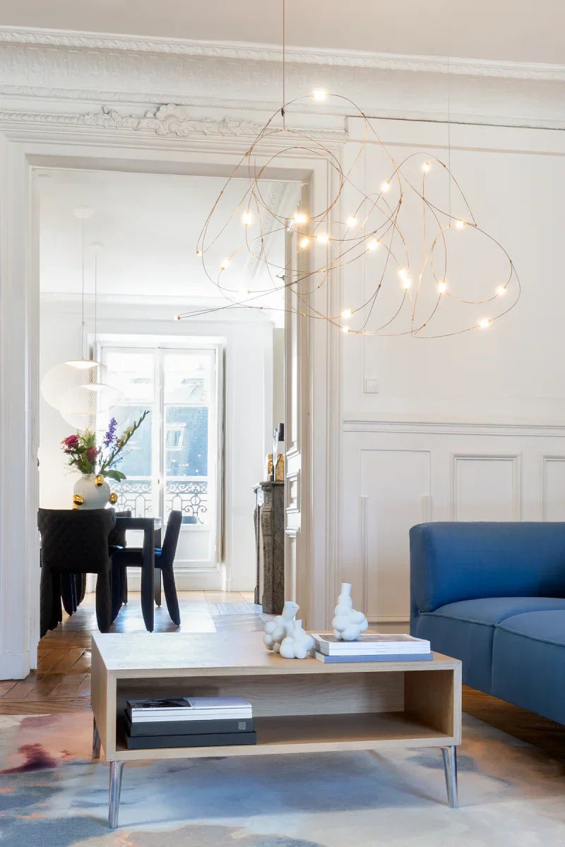 DecorBites™ LED Firefly Chandelier for Hotel and Kitchen
