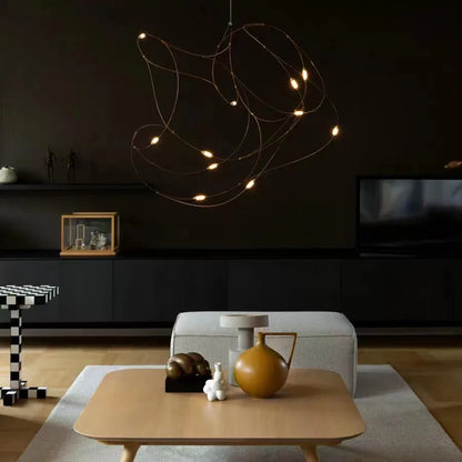 DecorBites™ LED Firefly Chandelier for Hotel and Kitchen