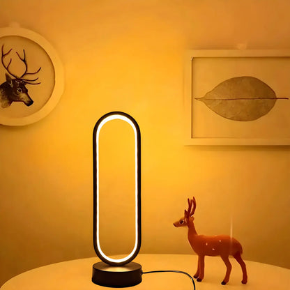LED Lamps - 3 Color Dimming Ring Bedside Table Lamp