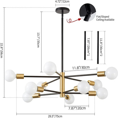 DecorBites™ LED Magic Bean Chandelier for Indoor Lighting