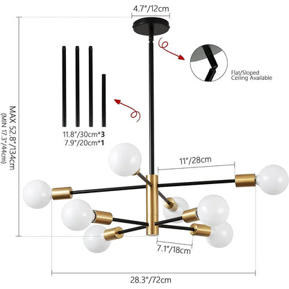 DecorBites™ LED Magic Bean Chandelier for Indoor Lighting
