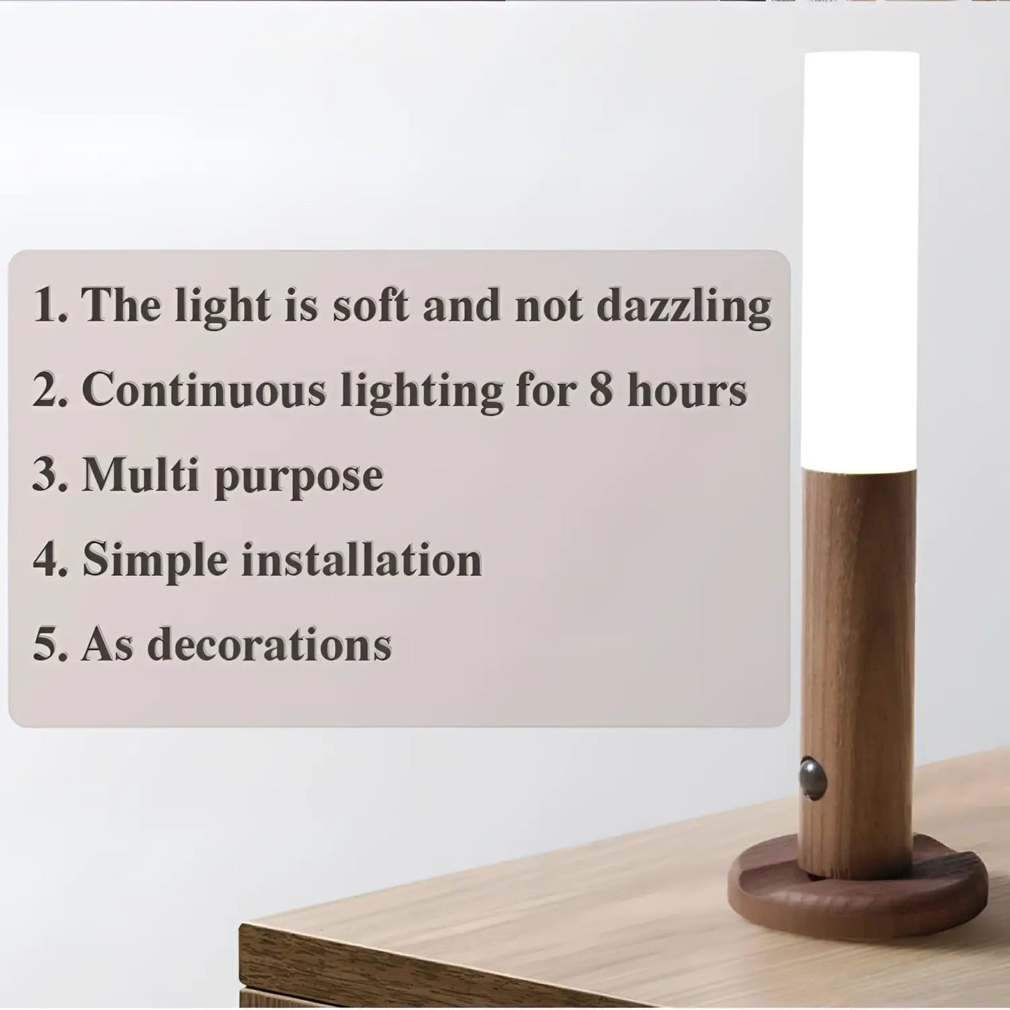 LED Magnetic Light - USB Rechargeable Motion Sensor