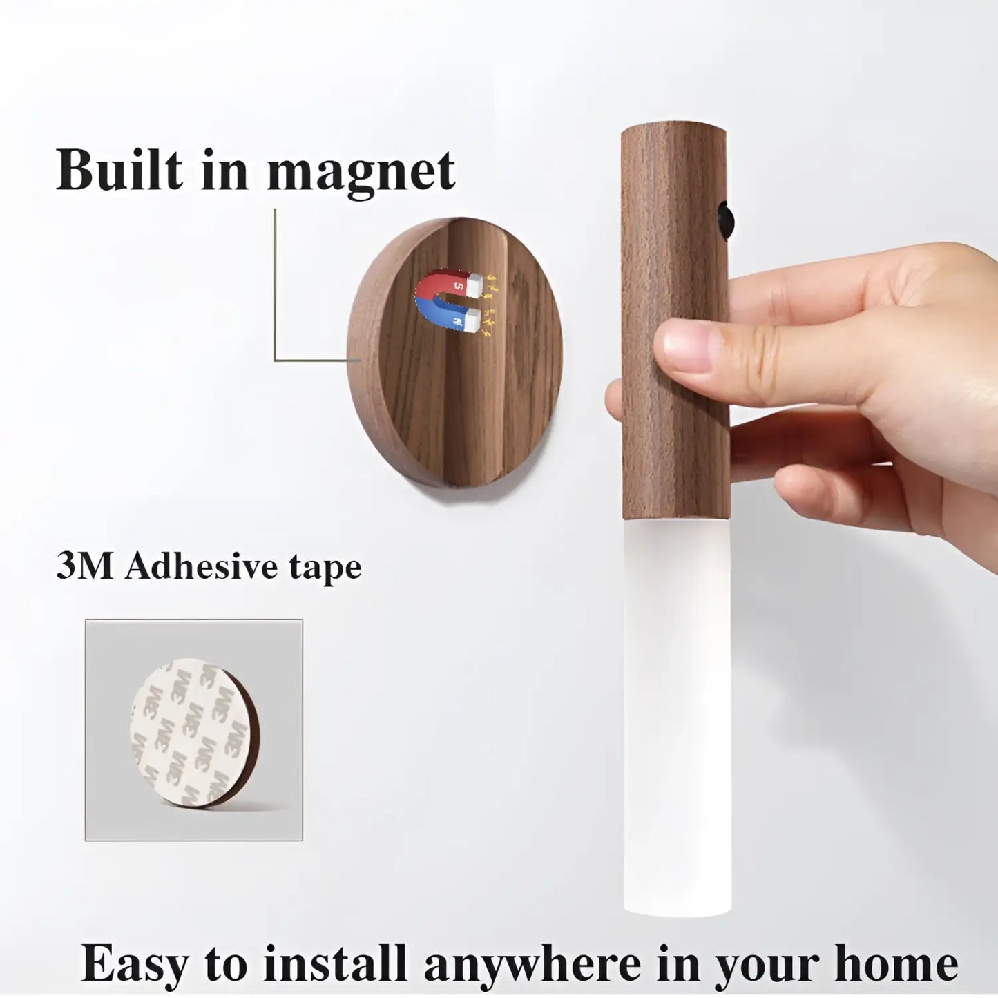 LED Magnetic Light - USB Rechargeable Motion Sensor