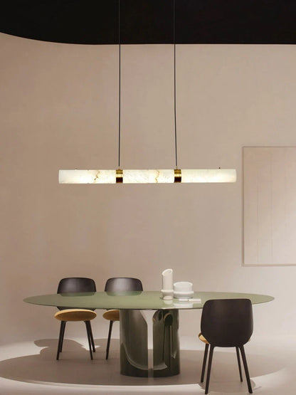 DecorBites™ LED Marble Hanging Lamps - White Alabaster