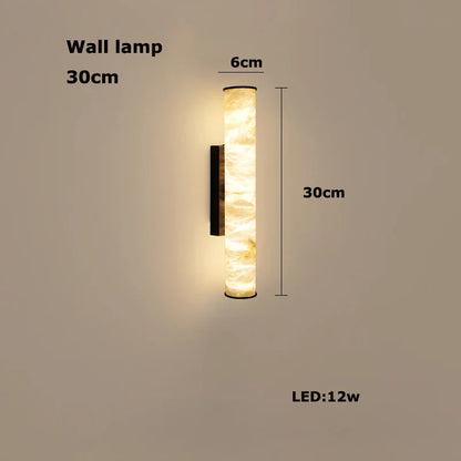DecorBites™ LED Marble Hanging Lamps - White Alabaster