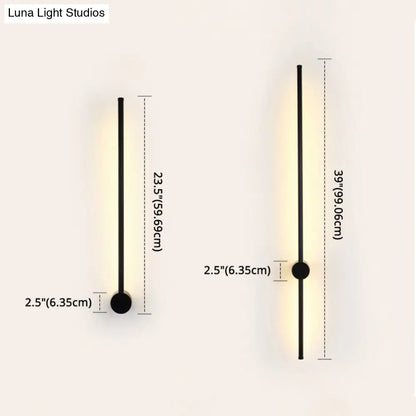 DecorBites™ LED Metal Wall Sconce - Modern Minimalist Indoor Lighting