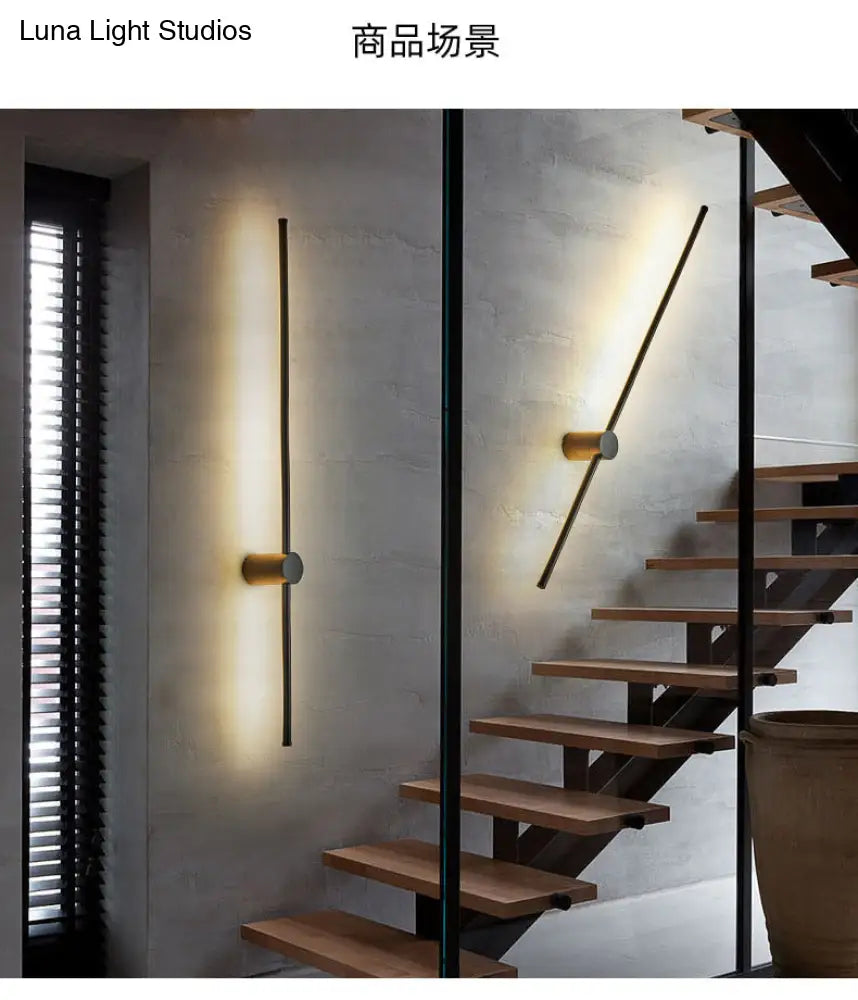 DecorBites™ LED Metal Wall Sconce - Modern Minimalist Indoor Lighting