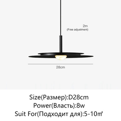DecorBites™ LED Nordic Flying Saucer Chandelier - Modern Decor