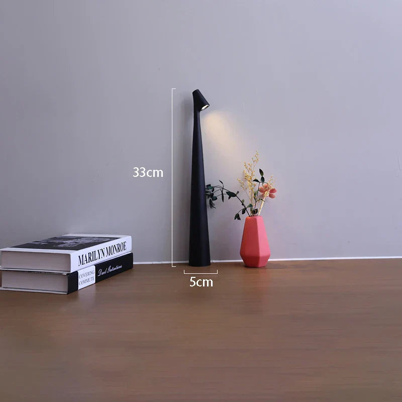 DecorBites™ LED Rechargeable Desk Lamp Creative Living Room Study Lamp Top Touch Dimming Atmosphere Desktop Decoration Table Lamp