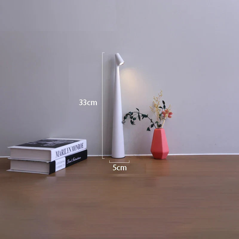DecorBites™ LED Rechargeable Desk Lamp Creative Living Room Study Lamp Top Touch Dimming Atmosphere Desktop Decoration Table Lamp