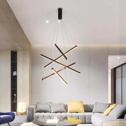 DecorBites™ LED Stair Ceiling Chandelier for Living Room