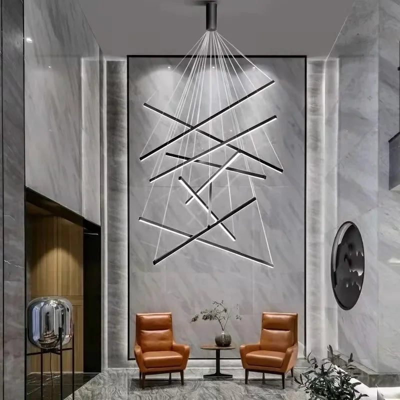 DecorBites™ LED Stair Ceiling Chandelier for Living Room
