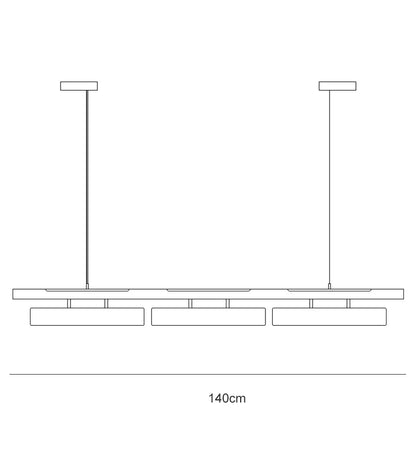 DecorBites™ LED Strip Pendant Lights for Modern Home Dining