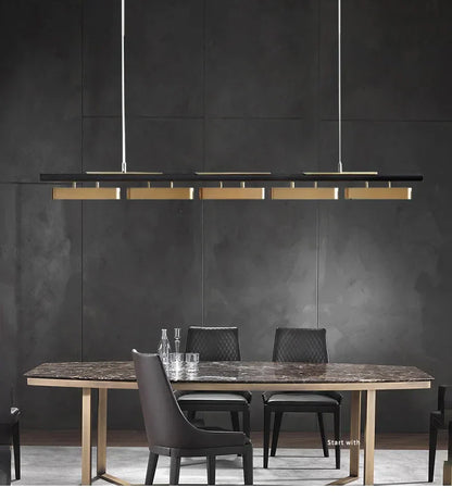 DecorBites™ LED Strip Pendant Lights for Modern Home Dining