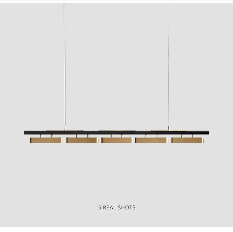 DecorBites™ LED Strip Pendant Lights for Modern Home Dining