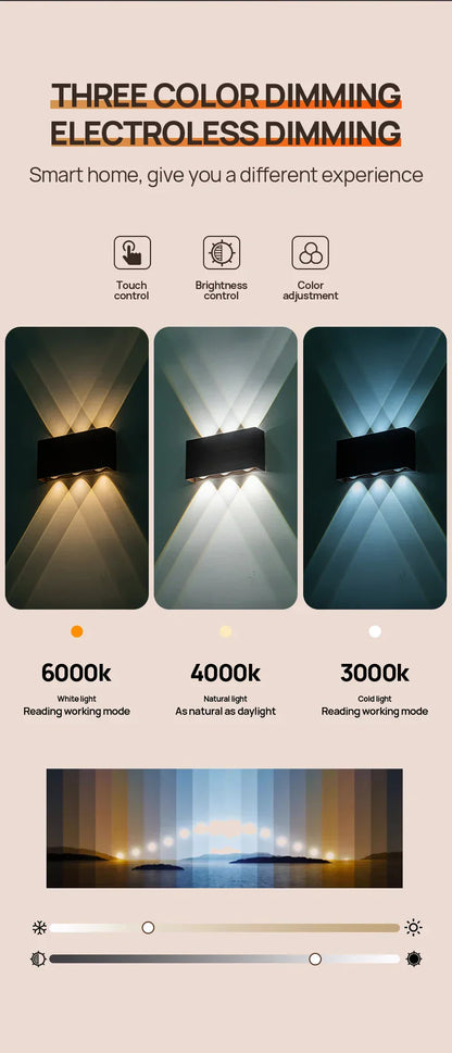 DecorBites™ Led Wall Sconce Battery Operated