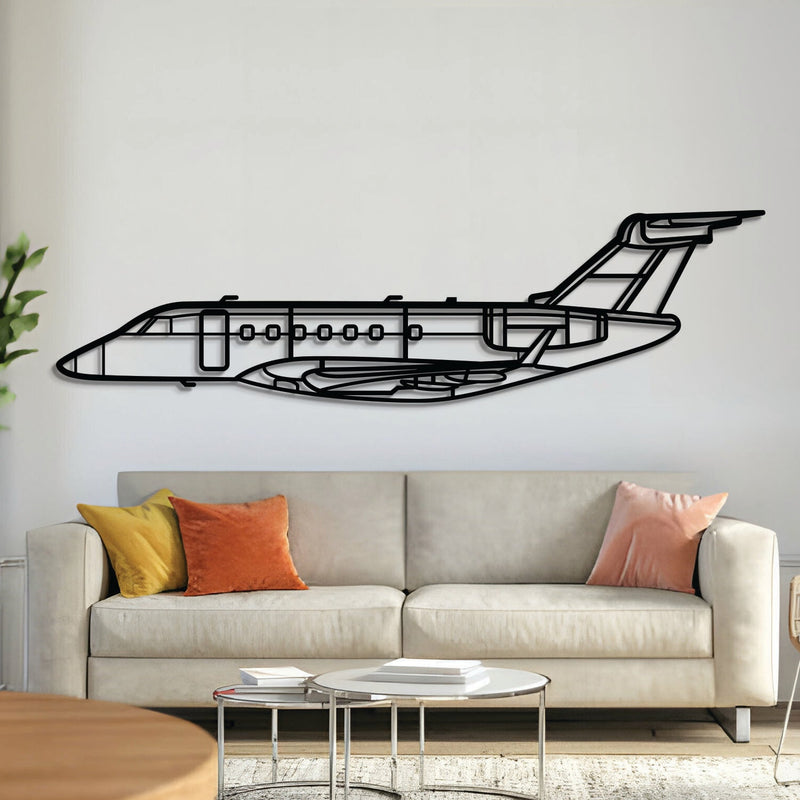 Legacy 500 Metal Aircraft Wall Art - NCP0577, front view