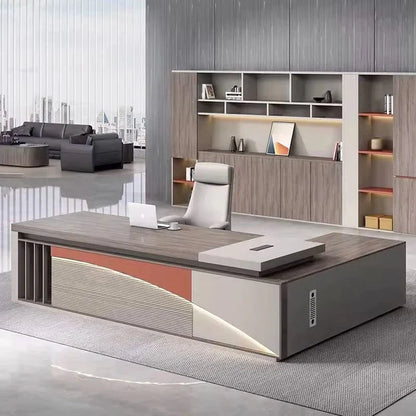 Lachlan · Modern L-Shaped Executive Desk