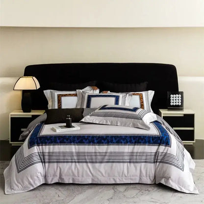 Leopard print egyptian cotton bedding set bedroom decor