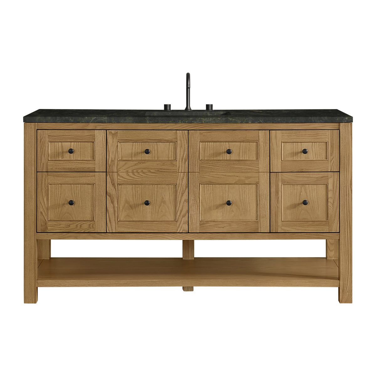 James Martin Breckenridge 60" Single Bathroom Vanity, Light Natural Oak