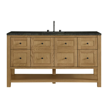 James Martin Breckenridge 60" Single Bathroom Vanity, Light Natural Oak