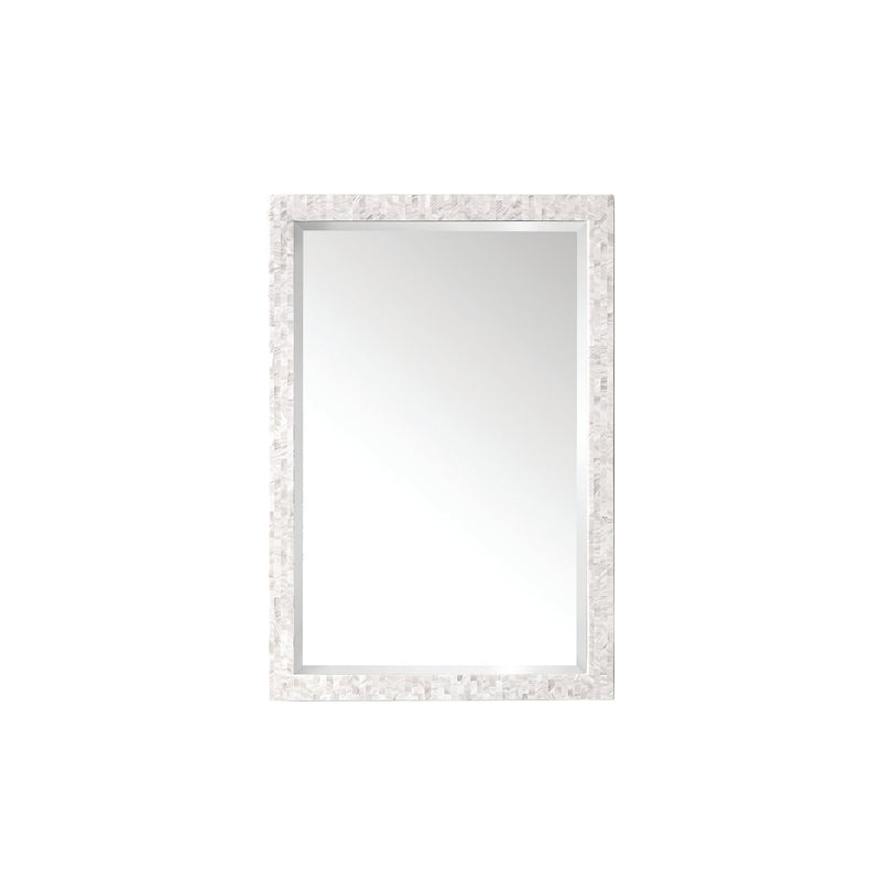 James Martin Callie 26" Mirror, White Mother of Pearl