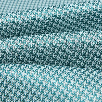 Light blue cooling jacquard fitted sheet bedroom mattress protector