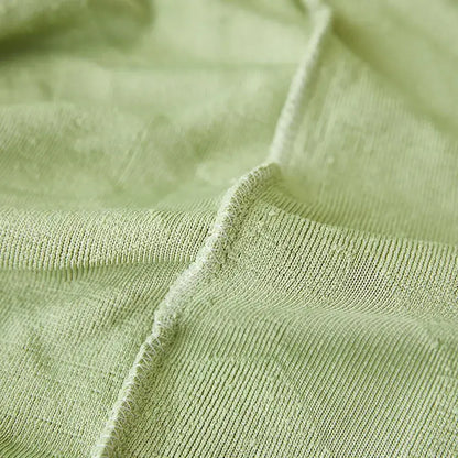 Light green hexagonal quilted jacquard sofa seat cover living room