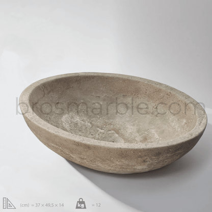 Mocha Travertine  Sink