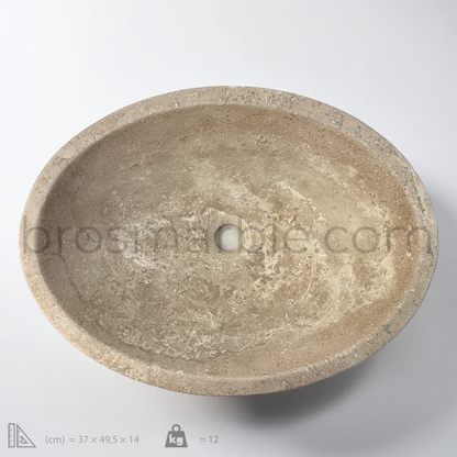 Mocha Travertine  Sink