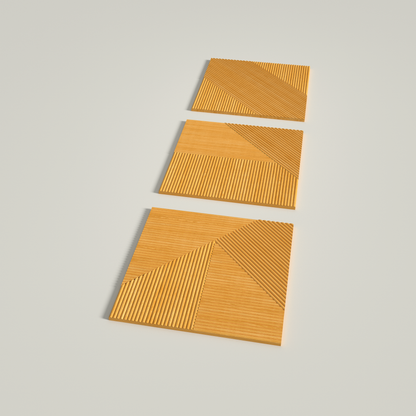 Modern Solid Wood Panel