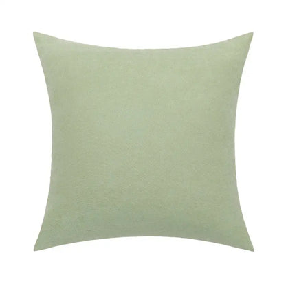 Linen embroidery leaves cushion cover cream & beige living room