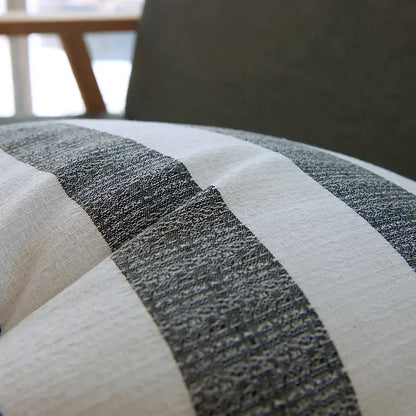 Linen stripe cushion cover living room striped pillow case